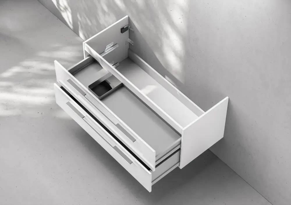Beliebt Unterschrank Intarbad Premium als Zubehör für Waschtisch Laufen Kartell 120cm mit Ablage rechts
