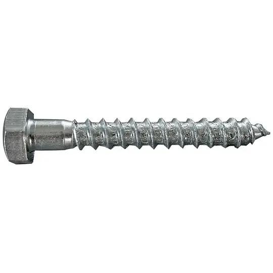 Rabatt Sechskant-Schlüsselschraube verzinkt - 10 x 100 mm