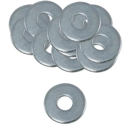 200 Stk. Unterlegscheibe Stahl verzinkt - 10,5 x 30 x 2,5 mm - nach DIN 9021- für Schrauben 10 mm Versand Am Gleichen Tag