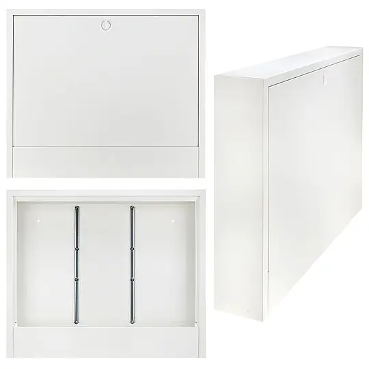 Aufputz-Verteilerschrank - Farbe weiß - 6-8 Heizkreise Preis Gesenkt
