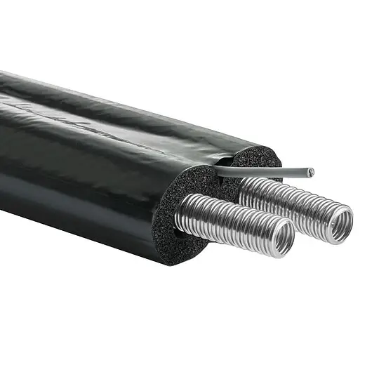 Neu Im Sortiment 15 m Solarleitung DN 16 - Dämmschicht 13 mm - trennbar - inkl. Fühlerleitung