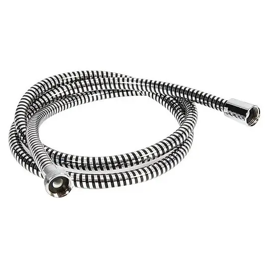Brauseschlauch Spiroflex - chrom / schwarz - Länge 2.000 mm Sonderangebot