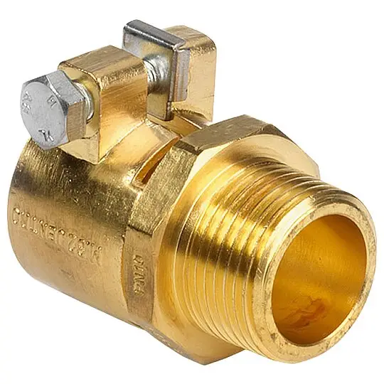 AUSTROFLEX Messing-Klemmübergang für Fernwärmeleitung Heizung, Kalt- und Kühlwasser - 63 x 5,8 mm x 2'' AG Jetzt Bestellen