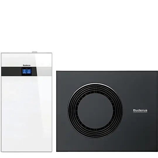 Preis Gesenkt Buderus Luft-Wasser-Wärmepumpe Logaplus WLW186i-12 AR TP70 mit integriertem Pufferspeicher, weiß - 7739624151