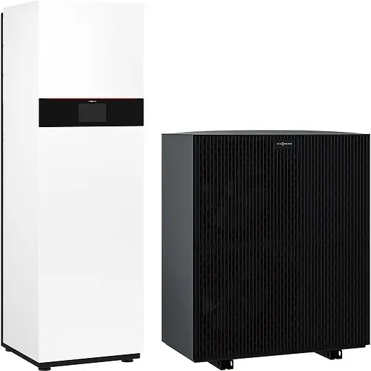 Finale Aktion Viessmann Vitocal 250-A Compact Luft/Wasser-Wärmepumpe Typ 2C A13 400V V119 mit integrierter Begleitheizung & 2 integrierten Heiz-/Kühlkreisen - Z032519