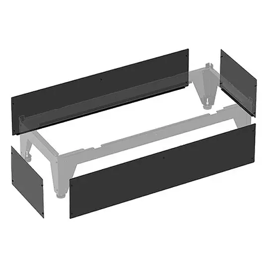 WOLF Verkleidungssatz für Bodenkonsole für Luft/Wasser-Wärmepumpe CHA-Monoblock 16/20 - 9147995 Kostenloser Versand