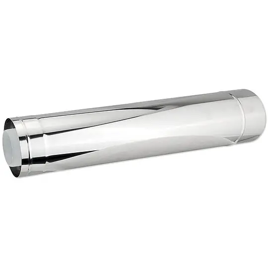 Buderus konzentrisches Abgasrohr DN80/125 - Länge 2.000 mm - Edelstahl Kostenloser Versand