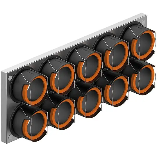 Neue Ware Viessmann Anschlussplatte 10-fach R90 L - 7377380