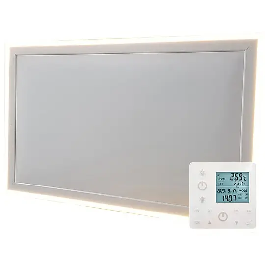 Knallerangebot jollytherm Infrarot Deckenheizkörper inkl. LED Beleuchtung 60 x 120 cm, 880 Watt, weiß - 10834