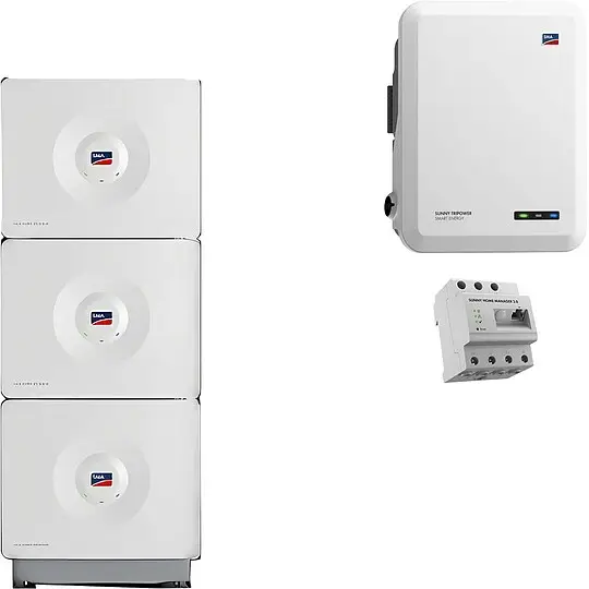 Sofort Bestellen SMA PV-Paket mit Batteriespeichersystem Home Storage 9,84 kWh & Hybrid-Wechselrichter Sunny Tripower SE 10 kW