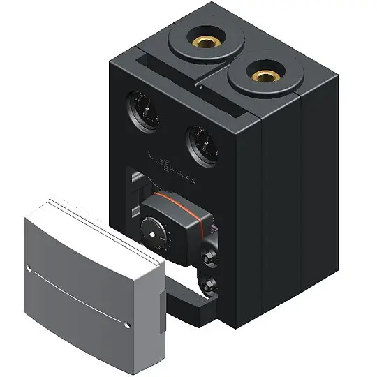 Ausverkauf Viessmann Divicon DN25 Grundfos 3S UPM 25-60 - Heiz-/Kühlkreis-Verteilung mit Mischer und Erweiterungssatz - 7986464