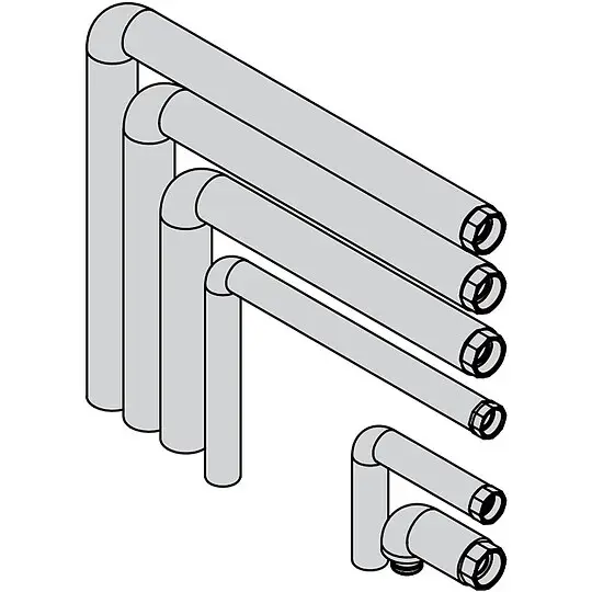 Viessmann Hydraulisches Anschluss-Set für zwei Heiz-/Kühlkreise - Aufputzinstallation nach rechts - ZK06406 Knallerangebot