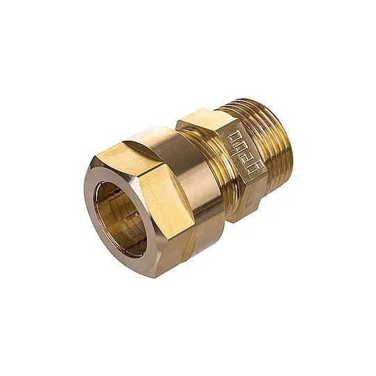Multigebo Messing-Klemmverbinder mit Außengewinde - 20 mm x 3/4'' AG - 14.320.00.20KIT Jetzt Kaufen