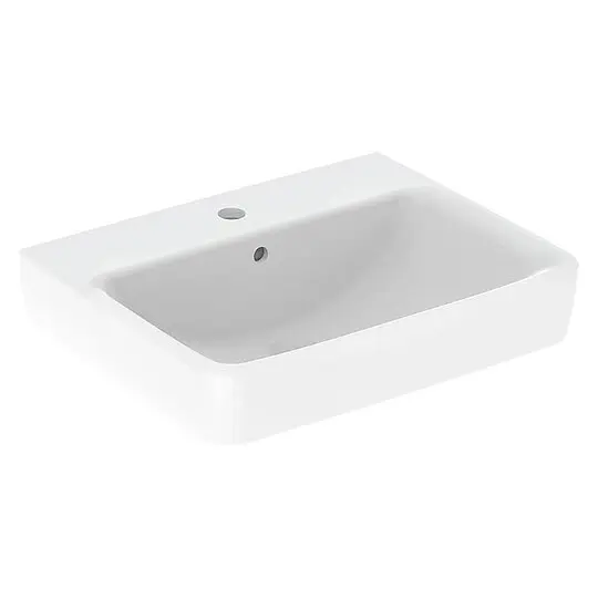 Waschtisch Geberit Renova Plan 600 x 195 x 480 mm, weiß - 501636001 Neue Kollektion