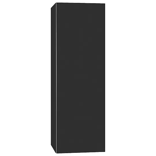 Hochschrank ELA mit Softclose, Korpus schwarz seidenmatt, Front schwarz seidenmatt, 400 x 1200 x 350 mm - 93 139 13 Geprüft