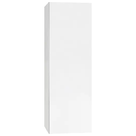 Hochschrank ELA mit Softclose, Korpus weiß seidenmatt, Front weiß hochglanz, 400 x 1200 x 350 mm - 93 171 85 Expressversand