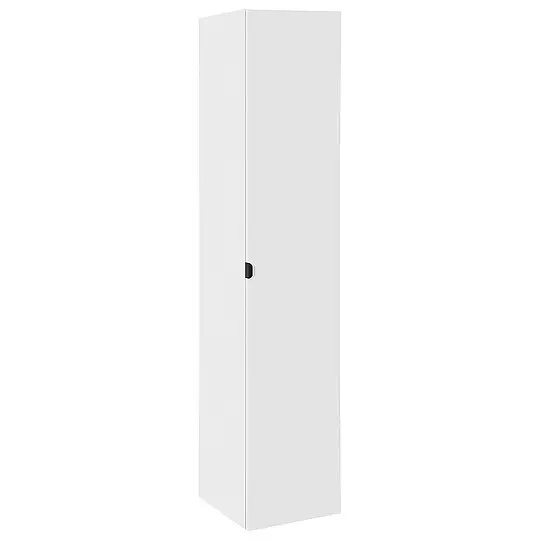 Must-Have Hochschrank Serie LOSSA, 1 Tür, Anschlag rechts, weiß matt, 350 x 1625 x 370 mm - 93 170 12