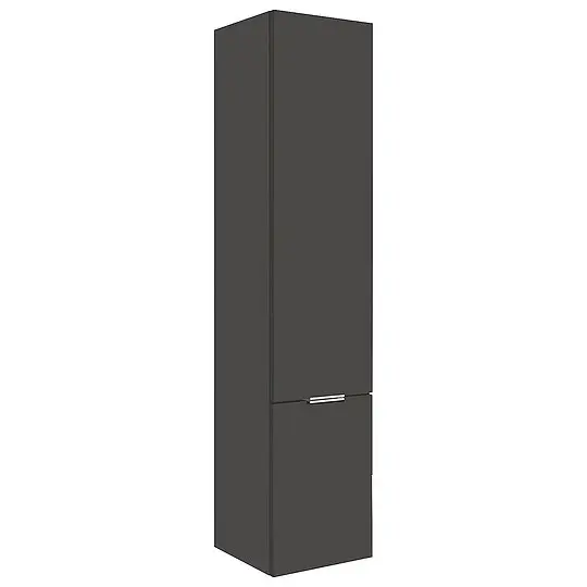 Hochschrank Serie MBF, 2 Türen, anthrazit hochglanz, Anschlag rechts, 350 x 1625 x 370 mm - 93 971 79 Neue Kollektion
