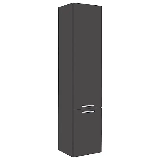 Hochschrank Serie MBK, 2 Türen, anthrazit matt, Anschlag rechts, 350 x 1625 x 370 mm - 93 218 14 Neue Kollektion