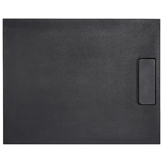 Duschwanne Douron 1400 x 35 x 900 mm mit Steinstruktur, Mineralguss, schwarz matt, Ablauf 52 mm - 93 210 51 Jetzt Bestellen