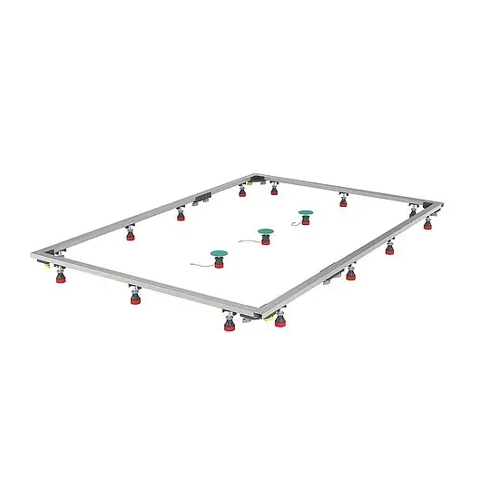 Gratis Versand MEPA Montagerahmen SF Rechteck 120/180, Höhenverstellbar bis 190 mm - für Mineralguss von 700 x 700 bis 1200 x 1800 mm - 150 179