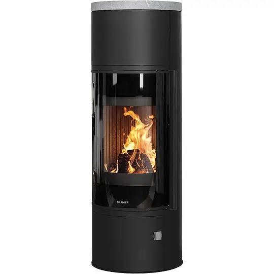 Mega-Angebot Kaminofen Oranier Arena W+ 2.0, Speckstein / Stahl schwarz, 7 kW - 5897 22
