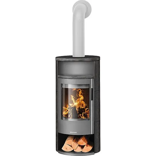 Kaminofen Oranier Polar Neo 6, Keramik Namib / Stahl Gussgrau, 6,5 kW - 5566 80 Must-Have