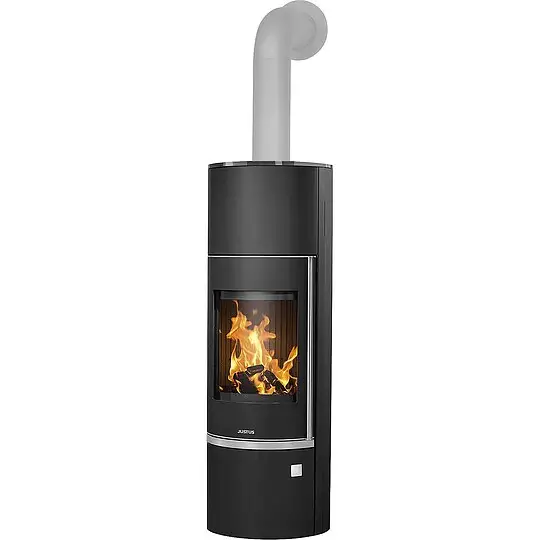 Kaminofen Justus Faro Aqua 2.0, wasserführend, Keramik Namib / Stahl schwarz, 8,5 kW - 5694 30 Schneller Versand