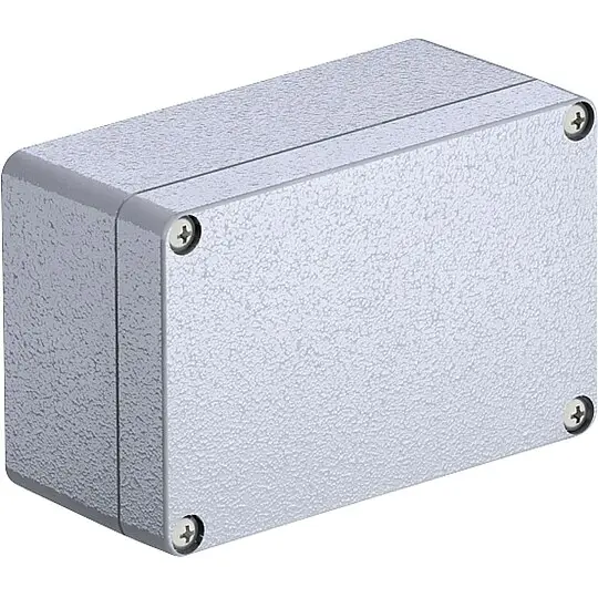 Finale Aktion Aluminiumleergehäuse silbergrau - 160 x 100 x 81 mm