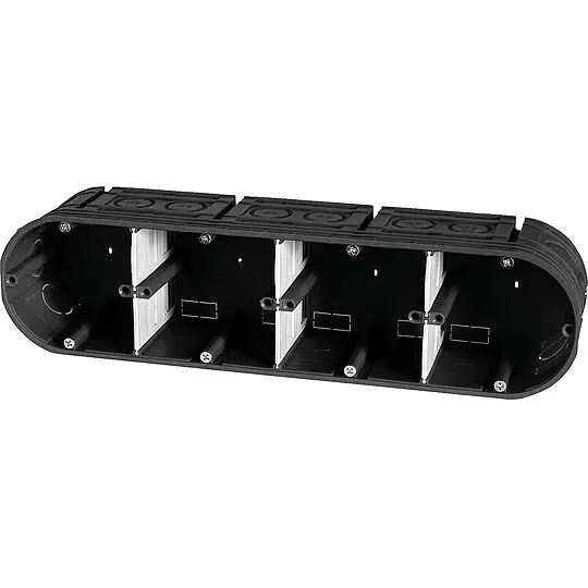 Preisreduziert Unterputzgerätedose 4-fach, 4x Ø 60 mm - Tiefe 63 mm