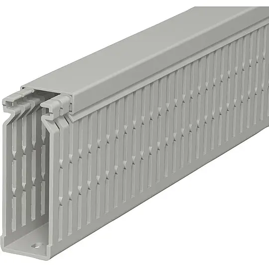 Verdrahtungskanäle LK4/N 80025, 16 Stück, steingrau - 80 x 25 x 2000 mm Super-Preis