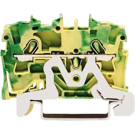 2-Leiter-Reihenklemmen grün-gelb, 2002 - 0,25 - 2,5 (4) mm² Zertifiziert