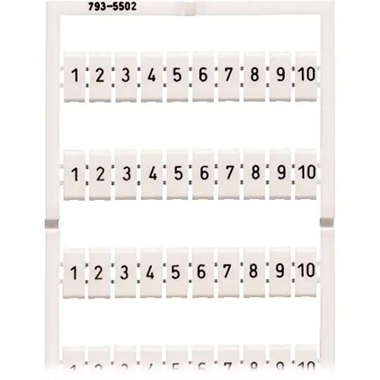 Sonderangebot Multibeschriftungssystem 5 Karten - von 51 bis 100