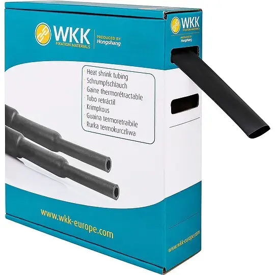 Gratis Versand WKK Schrumpfschlauch H-2(Z) Box - Innen-Ø 3.2/1.6 schwarz 10 m