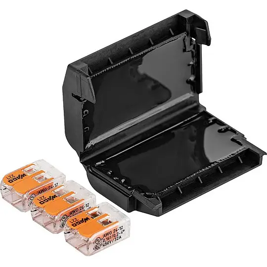 Nur Für Kurze Zeit Gel Verbindungsmuffe, Easy-Protect 332, 3x Wago 221-412 - 6 x 0,2-4 mm²
