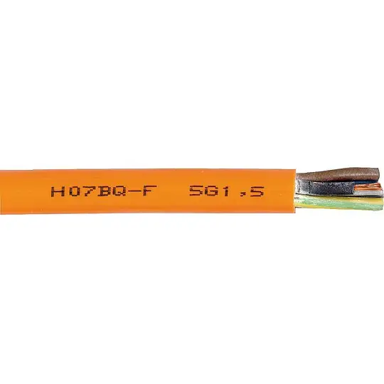 Jetzt Kaufen Schwere Gummischlauchleitung H07BQ-F orange 3 G x 2,5 mm² - Rolle 50 m