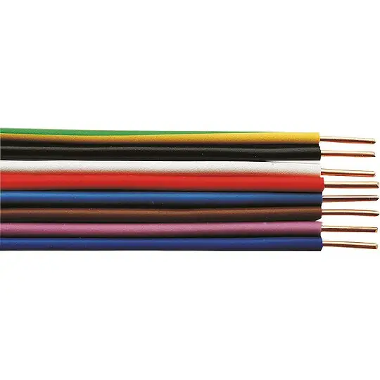 Isolierte Starkstromleitung H07V-U massiv, 1 x 1,5 mm² hellblau - Rolle 100 m Top-Seller