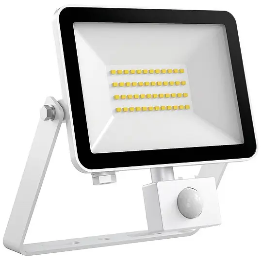 Dotlux 3000K weiß LED-Strahler FLOORslim-sensor, 30W, mit Bewegungsmelder PIR - 3100 lm Preisknaller