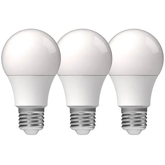 LED's light LED SMD Leuchtmittel - Glühlampe A60, E27, 8W, 2700K, Opal 180° 3er Pack - 806 lm Mega-Angebot