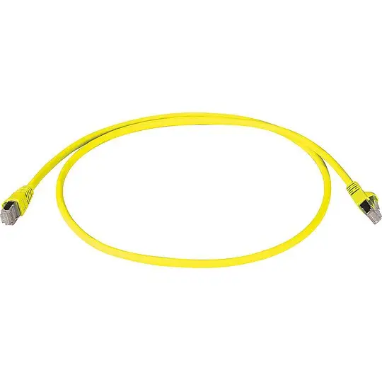 Patchkabel Cat.6A MP8 FS 500 LSZH - 0,5 m, gelb Günstig