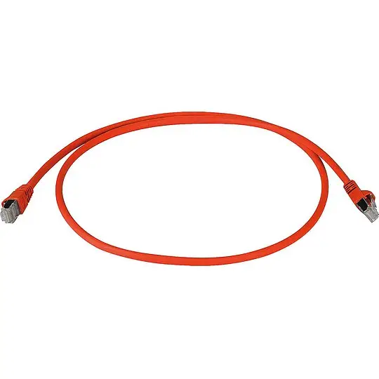 Patchkabel Cat.6A MP8 FS 500 LSZH - 5,0 m, rot Kostenloser Rückversand
