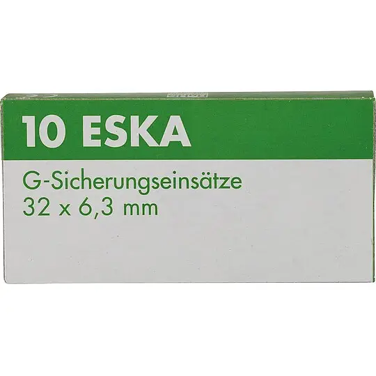 Feinsicherung träge Glasrohr mit Löschmittel 4 A (6,3 x 32 mm) - 10 Stück Begrenztes Angebot