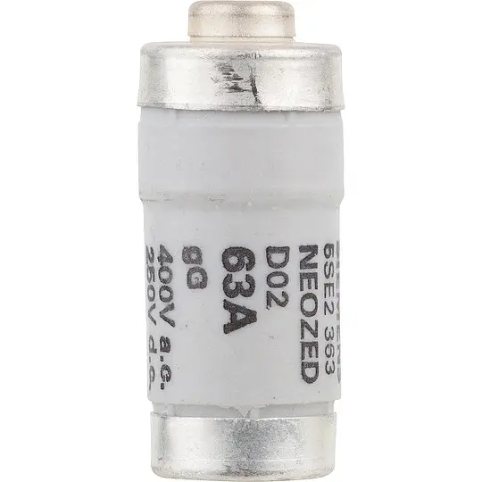Sale Siemens Neozed Sicherungseinsatz, D02 63A