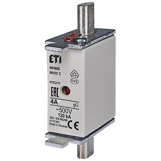 Billig ETI NH Sicherung NH000 gG 4A/500V - 3 Stück