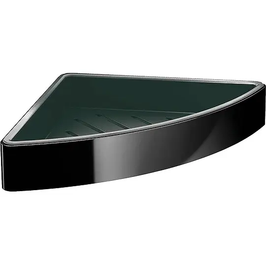 Ausverkauf Eckseifenkorb emco loft, Schenkellänge 179 mm, schwarz - 054513303