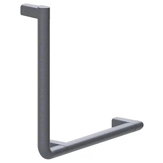 Direkt Vom Hersteller Winkelgriff Normbau Serie Cavere aus Aluminium, 90°, Anthrazit-Metallic, links, 400 x 400 mm - 7464001095
