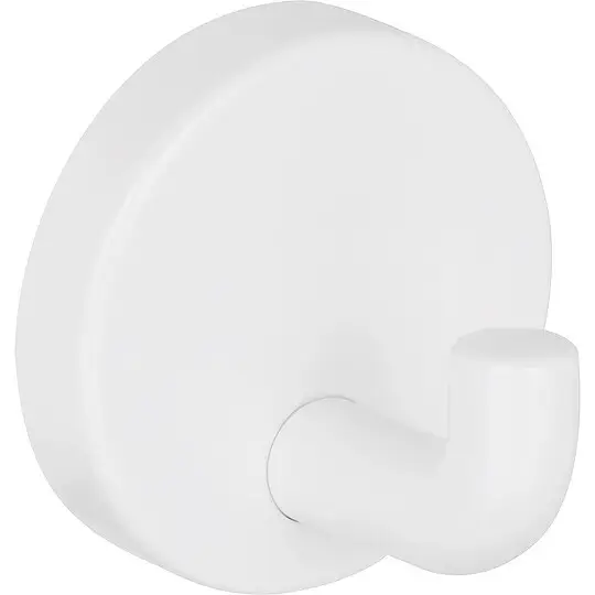 Online Kaufen Wandhaken Normbau Ø 4 mm, weiß, aus Nylon, verdeckte Verschraubung, ohne Schrauben und Dübel - 0305000019