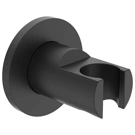 Zertifiziert Brausehalter Ideal Standard Idealrain Round, schwarz matt - BC806XG