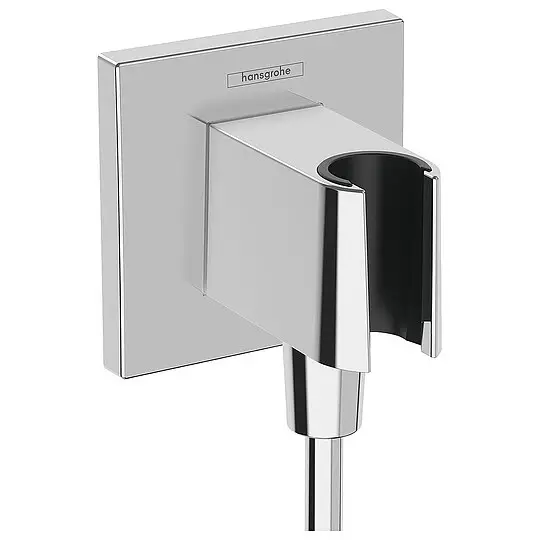 Wandanschlussbogen Hansgrohe Fixfit E mit Brausehalter DN15 (1/2''), chrom - 26889000 Bestseller