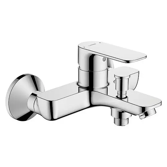 Bestpreis Aufputz-Wannenmischer Hansabasic, Ausladung 165 mm, chrom - 55442103